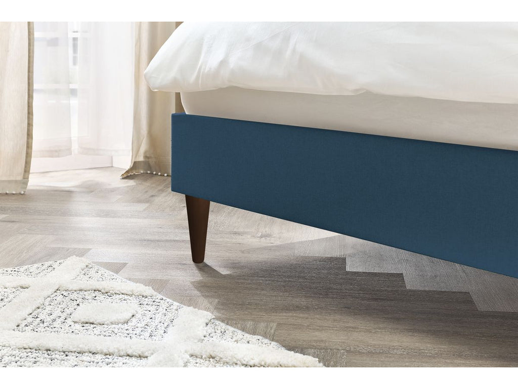 Sary - Bed with Solid Slats - Wenge Wood Legs