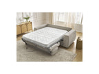 Hugo - Canapé Droit Convertible Ouverture Express - Tissu Texturé - 140X190