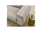 Hugo - Canapé Droit Convertible Ouverture Express - Tissu Texturé - 140X190