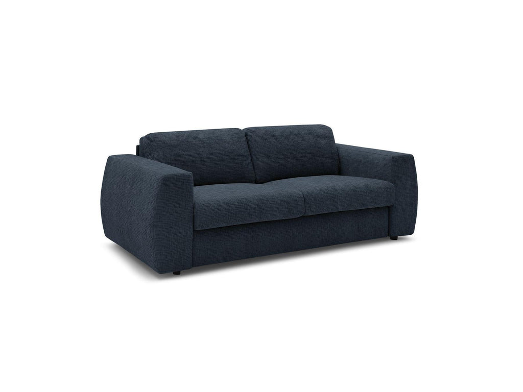 Hugo - Canapé Droit Convertible Ouverture Express - Tissu Texturé - 140X190