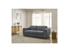 Hugo - Canapé Droit Convertible Ouverture Express - Tissu Texturé - 140X190