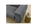 Hugo - Canapé Droit Convertible Ouverture Express - Tissu Texturé - 140X190