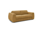 Hugo - Canapé Droit Convertible Ouverture Express - Tissu Texturé - 140X190