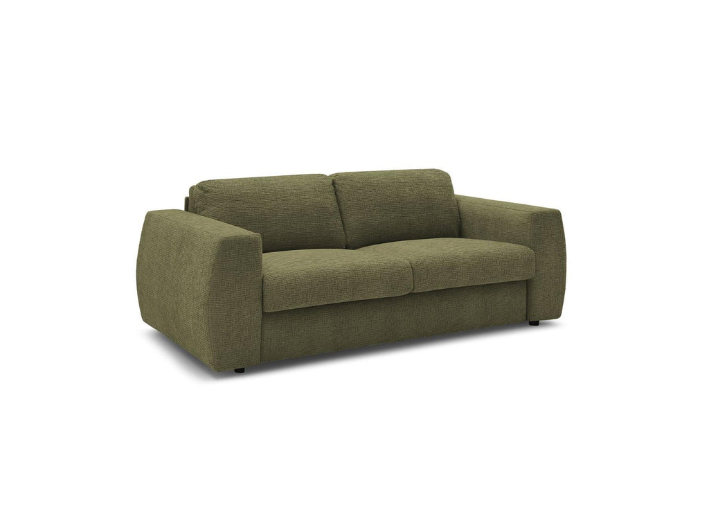 Hugo - Canapé Droit Convertible Ouverture Express - Tissu Texturé - 140X190