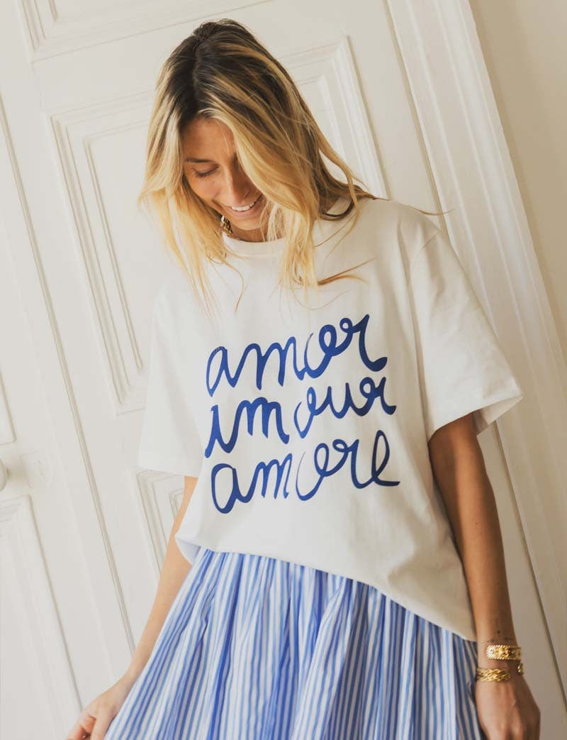 Wit T-Shirt Amor