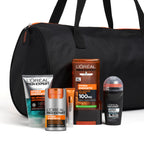 Men Expert Hydra Energetic Bag 5 Products Moisturizing Care + Scrubbing Gel + Eye Care + Shower Gel + Anti-Trans