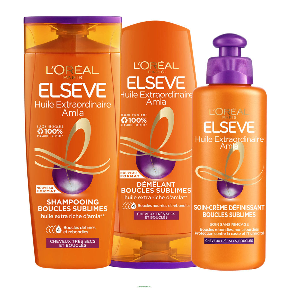 Elseve Extraordinary Oil Amla The Very Dry & Curly Hair Routine