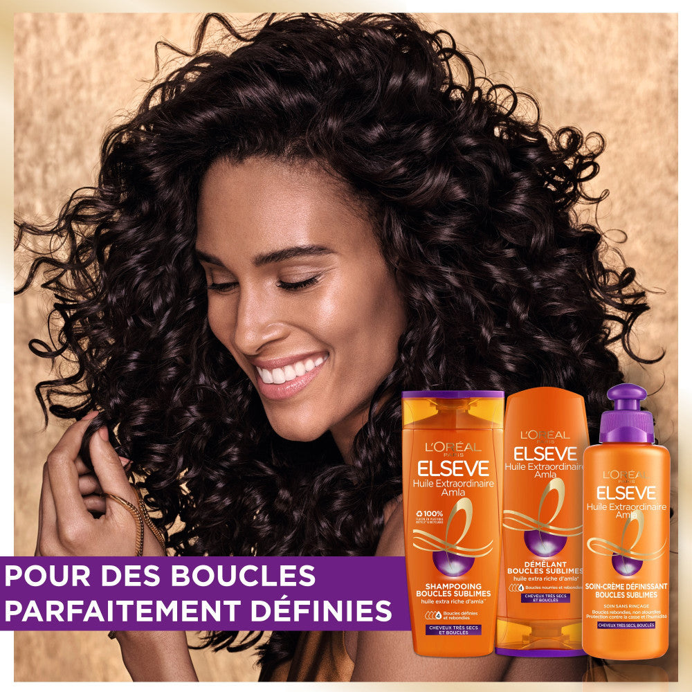 Elseve Extraordinary Oil Amla The Very Dry & Curly Hair Routine