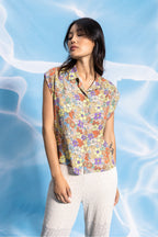 Blusa de flores lila Vicky