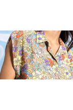 Blusa de flores lila Vicky