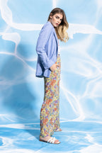 Pantalon Tracy Lilas Flower - Jaune
