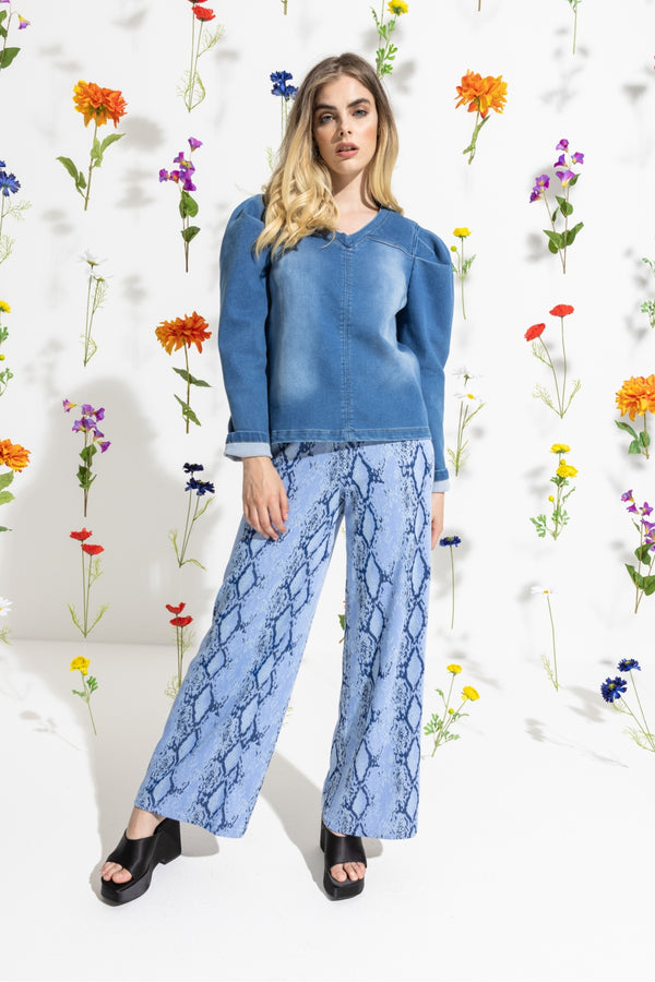 The Iggy Python Blue Pants