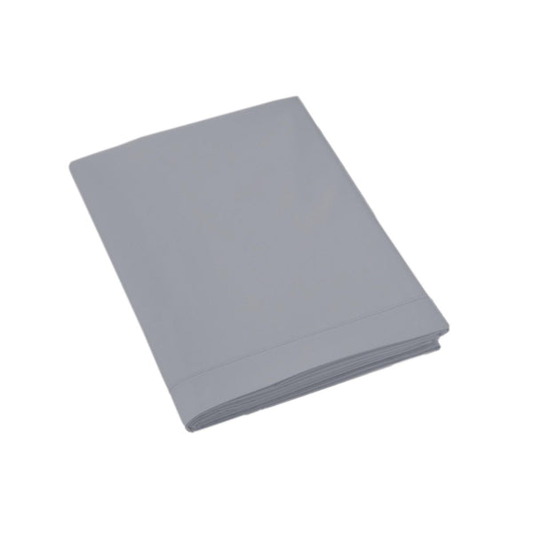 Uni Percale - Drap Plat - Percale De Coton - Gris