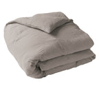 Gaze De Coton - Housse Couette - Gris