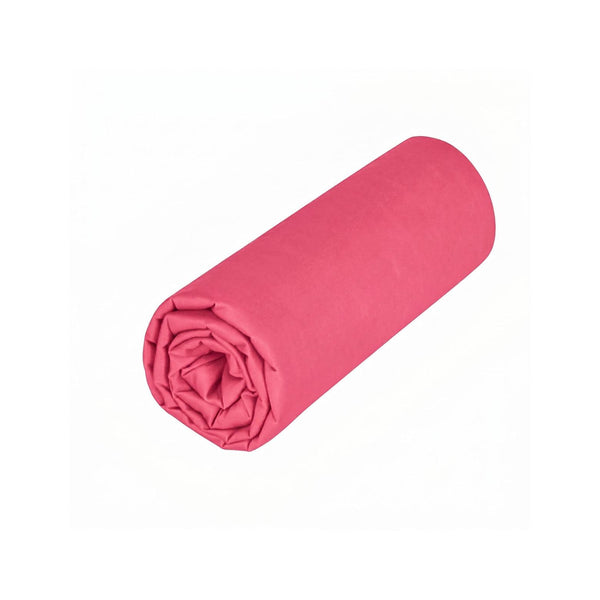 Uni Percale - Drap Housse - Percale De Coton - Framboise