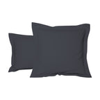 Uni Percale - Taie Oreiller - Anthracite