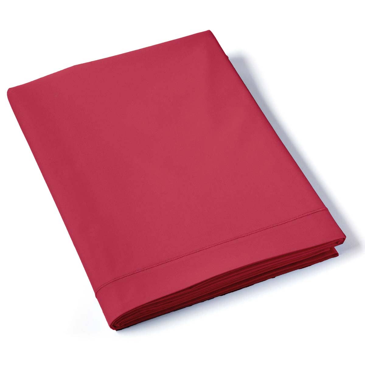 Uni Percale - Drap - Lie De Vin