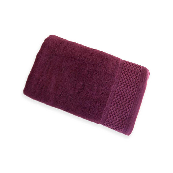 Serviette - 500Gr/M2 - Éponge De Coton - Prune