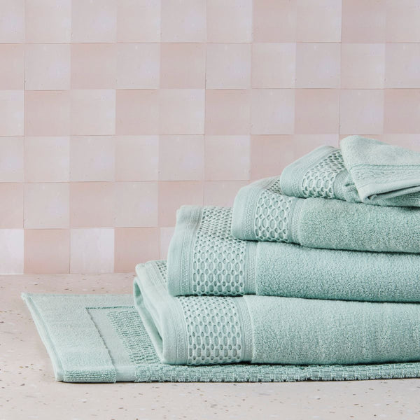 Drap De Bain - 500Gr/M2 - Éponge De Coton - Menthe