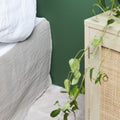 Gaze De Coton - Cache Sommier - Gris