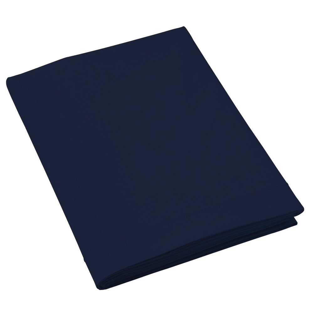 Uni Percale - Drap - Marine