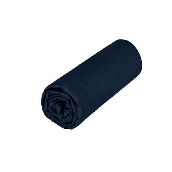 Uni Percale - Drap Housse - Percale De Coton - Marine