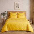 Uni Percale - Housse Couette - Safran