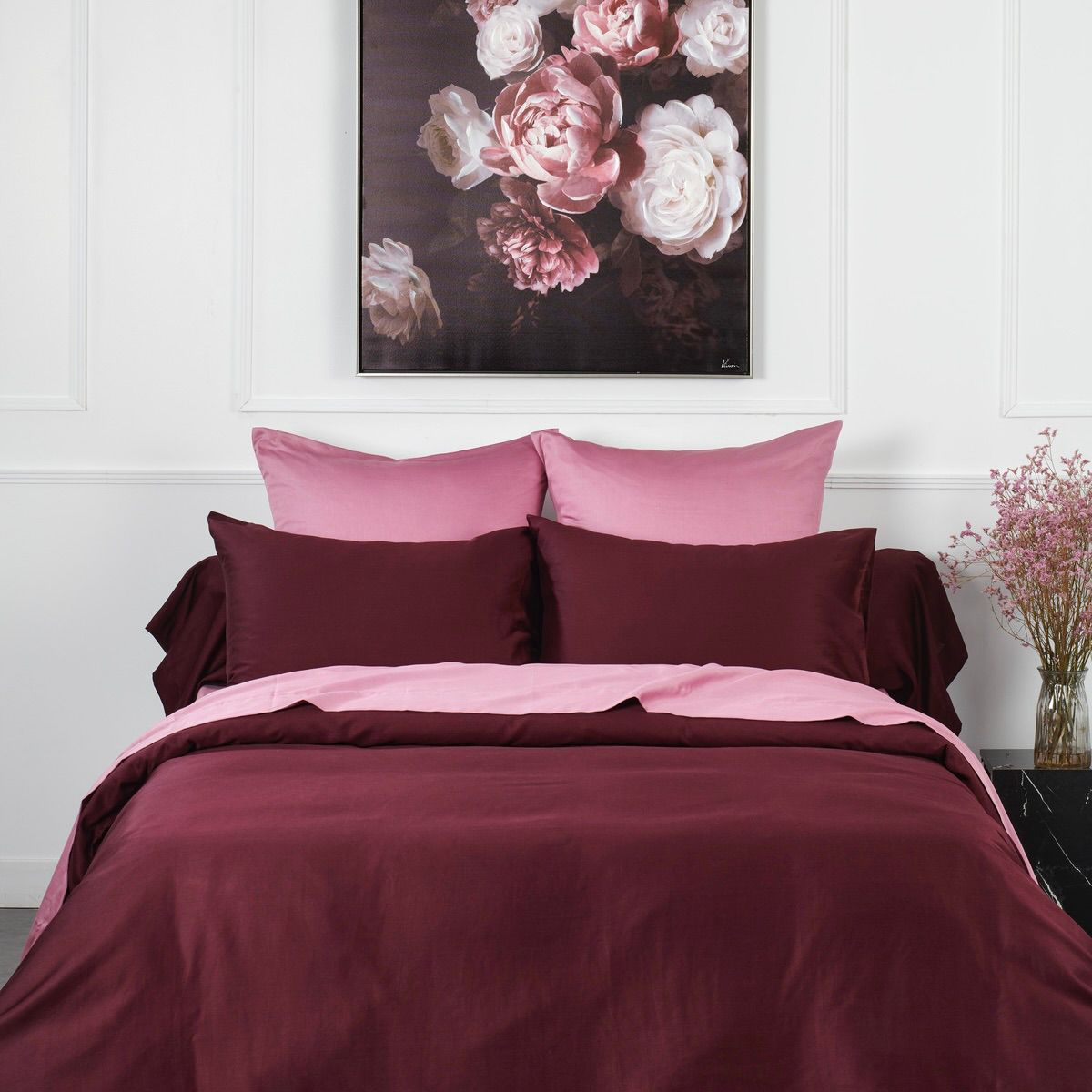 Douce Nuit - Housse Couette - Prune