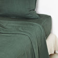 Gaze De Coton - Drap - Vert Sapin