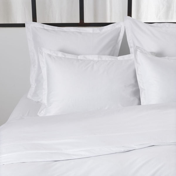 Opium - Pillowcase - Cotton Satin - White-Nv