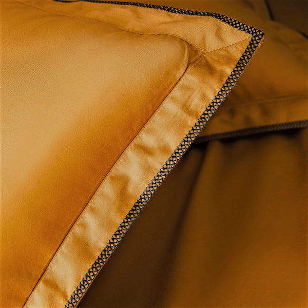 Opium - Taie Oreiller - Satin De Coton - Or