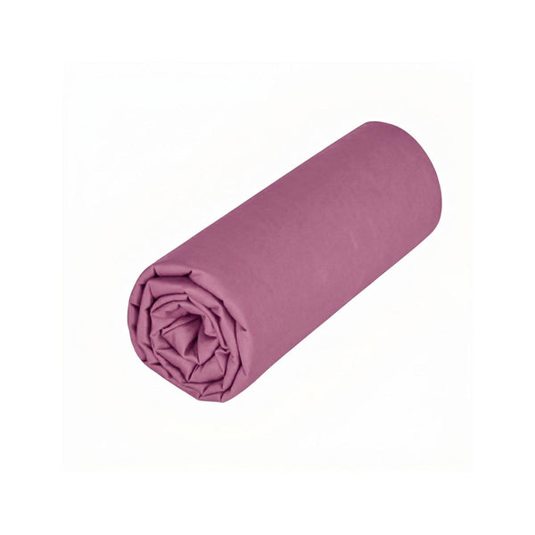 Uni Percale - Drap Housse - Percale De Coton - Prune