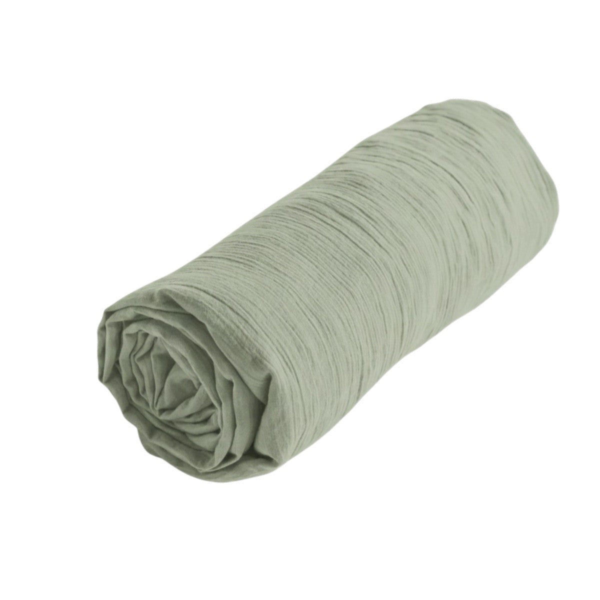 Gaze De Coton - Drap Housse - Lichen