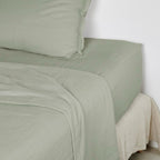 Gaze De Coton - Drap - Lichen