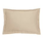 Satin Uni Jacquard - Taie d'Oreiller - Grège
