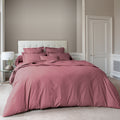 Percale Unie - Funda Nórdica - Rosa Viejo