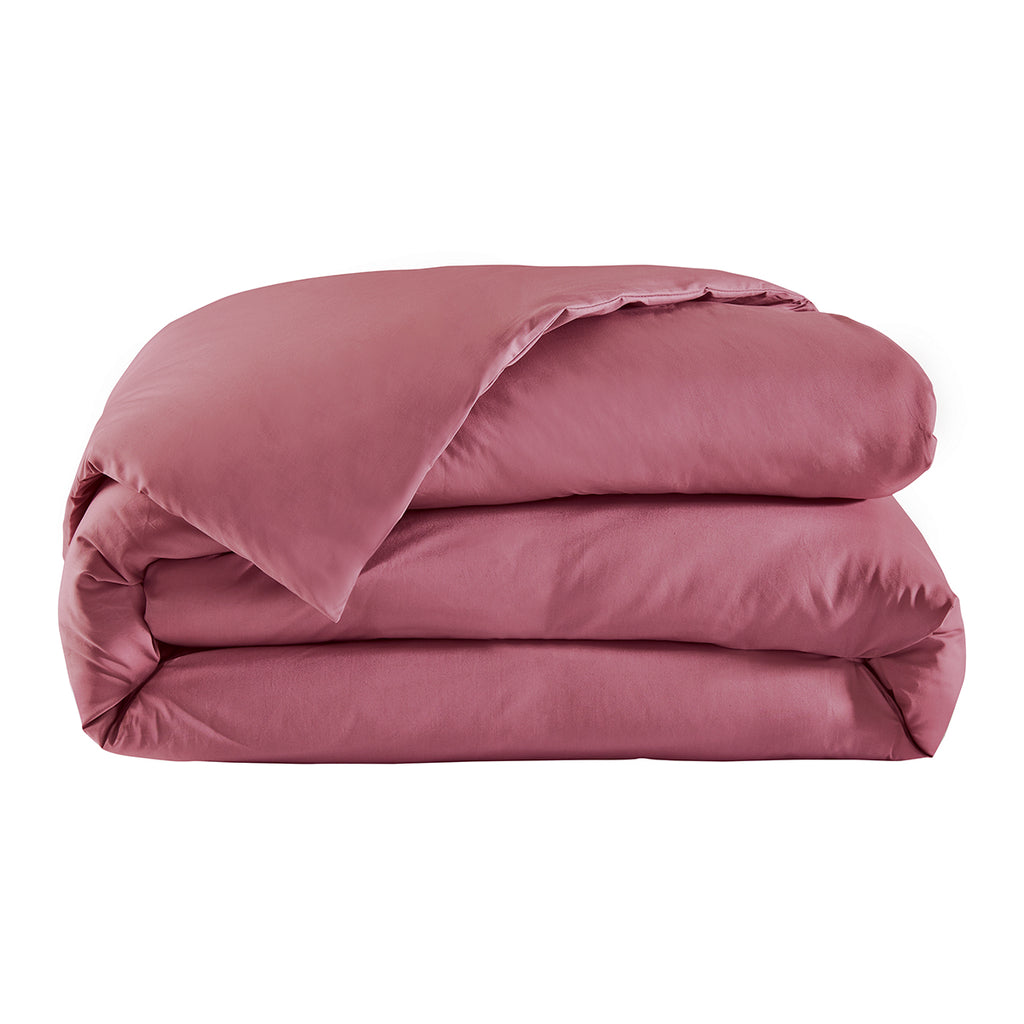 Percale Unie - Funda Nórdica - Rosa Viejo