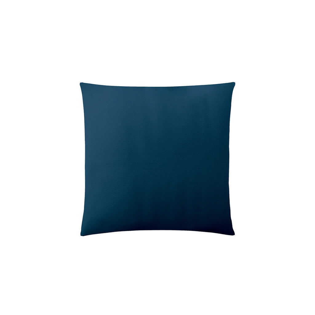 Percale Unie sans Volant - Taie d'Oreiller - Bleu Nuit