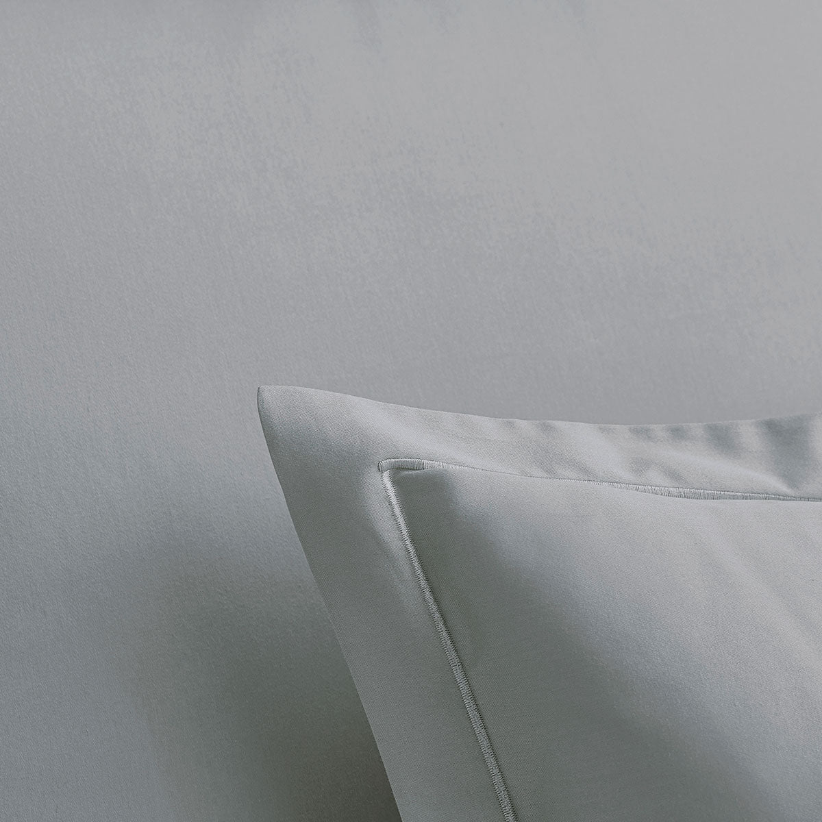 Plain Satin - Pillowcase - Grey