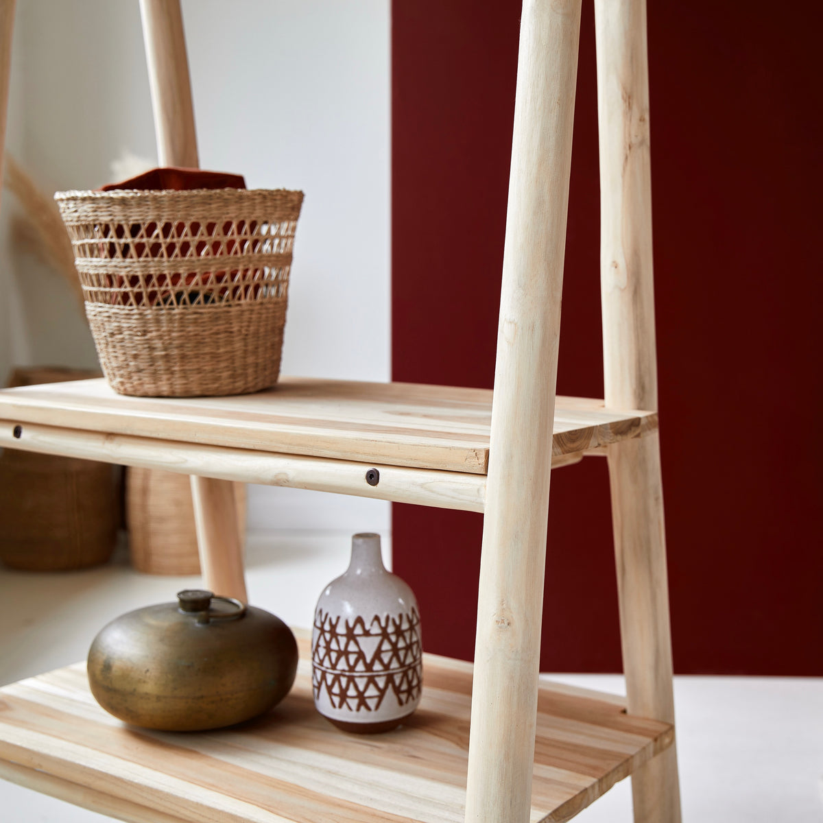 Kilim - Perchero - Teca - Natural