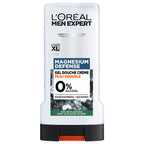 Pack of 6 - Men Expert Magnesium Defense Shower Gel Cream Sensitive Skin 0% Alcohol Enriched With Magnesium & Niaci