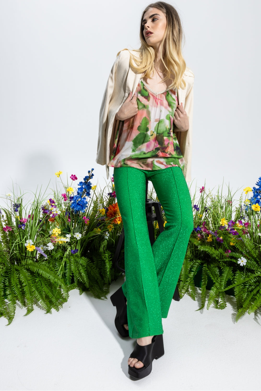 The Lou Maxi Flou Top