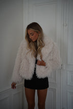 Manteau Fourrure Soanne - Crème