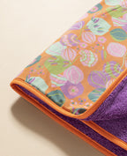 Two-sided Towel - Bloom orange