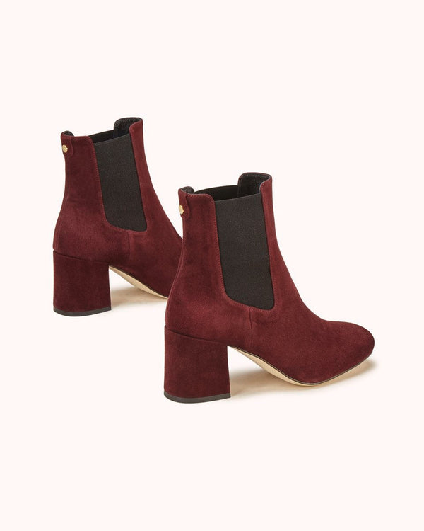 Lacado Chelsea Boots - Burgundy