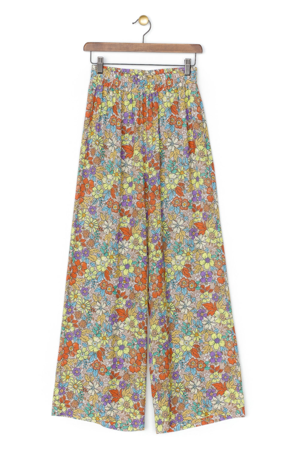 Pantalon Tracy Lilas Flower - Jaune