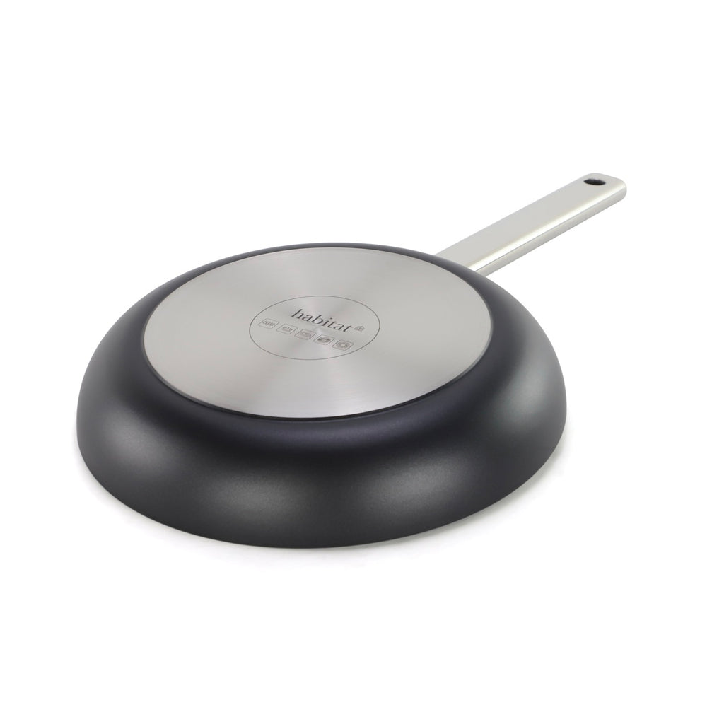 Eternel - Set De 3 Poeles - 20/24/28cm -  Aluminium Avec Revêtement Céramique - Full Induction - Noir