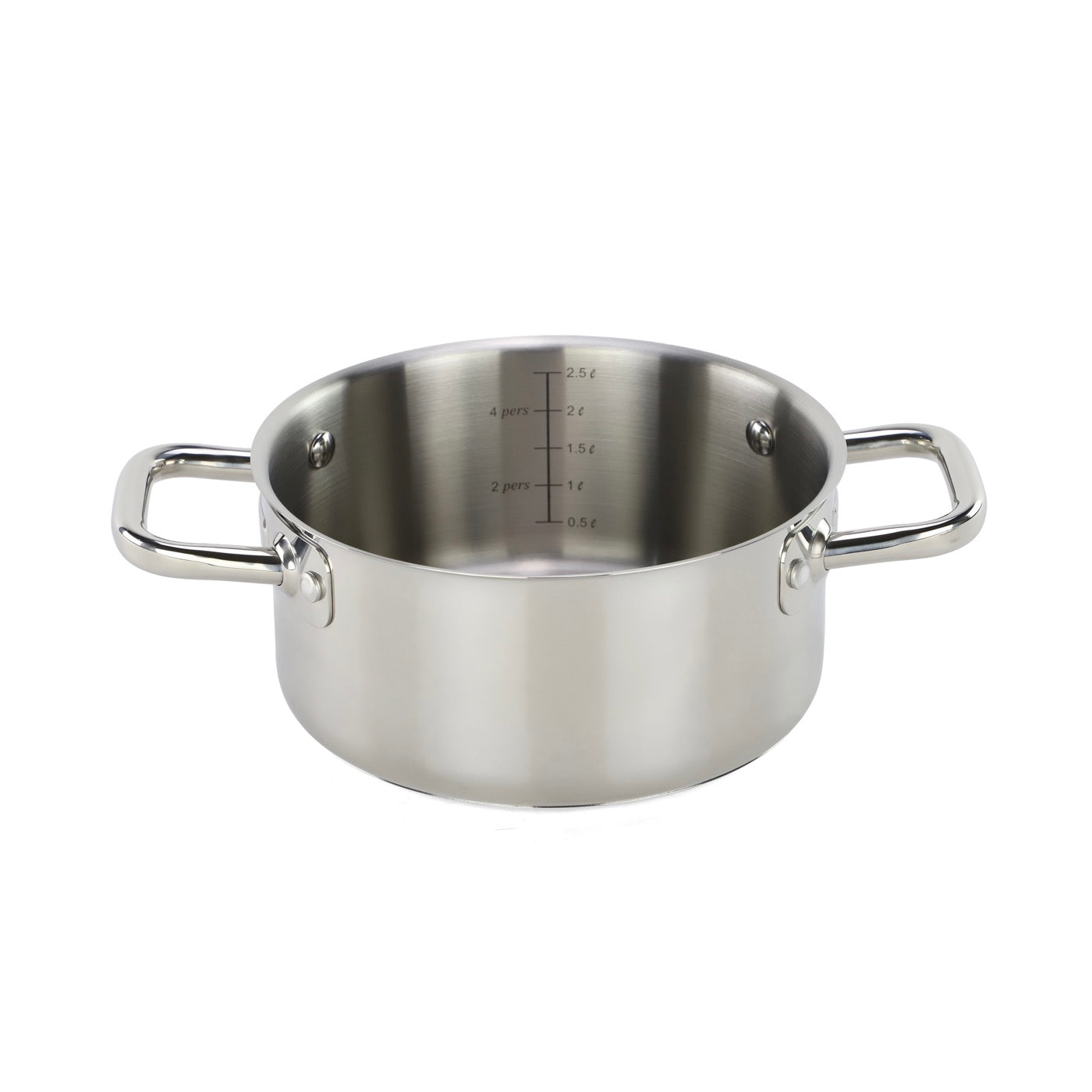 Mirage - Set De 5 Pièces En Inox - 20/24/28cm - Argenté