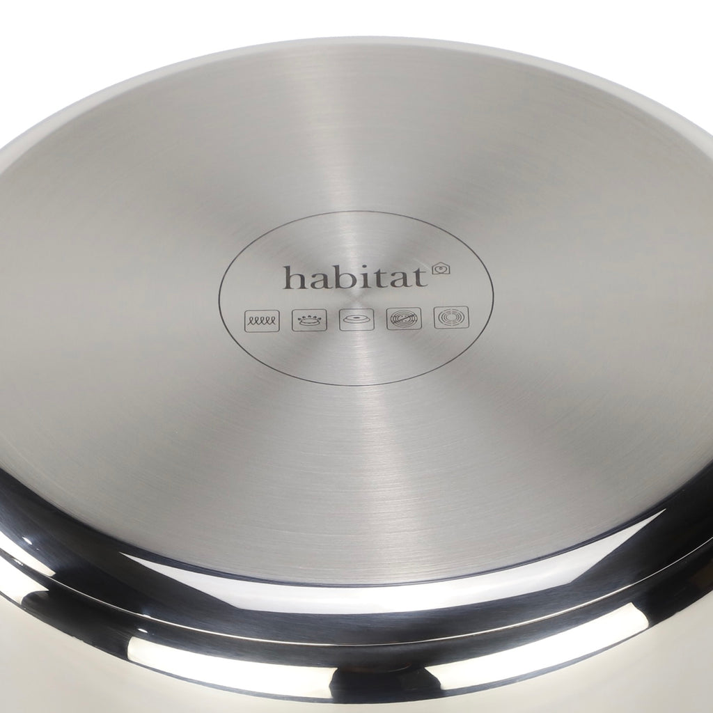 Serenis - Set De 5 Pièces En Inox - 24/28/32cm - Argenté