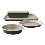 Aloe - Set Pâtisseries 4 Pièces - Champagne/Vert